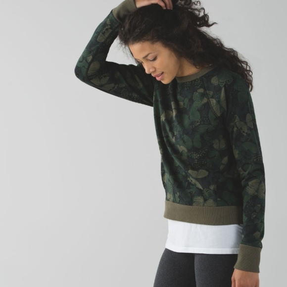 lululemon athletica Sweaters - Lululemon Butterfly Crew Love Pullover